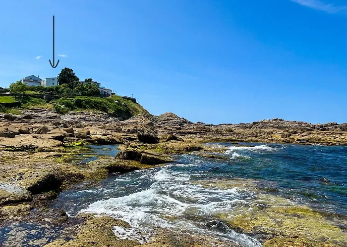 Olardasolas - Casa Con Jardin Privado Frente Al Mar, Casa de Férias Porto do Son